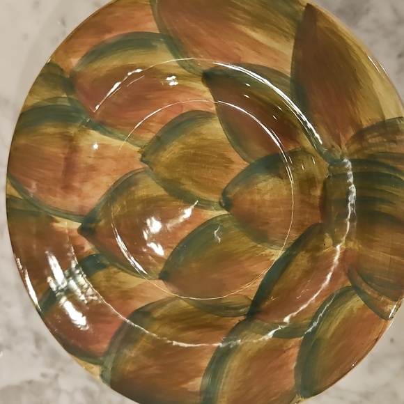 Set of 6 Pfaltzgraff Central Market Artichoke Plates 8" - Picture 3 of 9